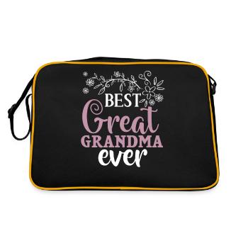 Arrière-grand-mère Grand-mère Arrière-grands-parents Grand-mère - Sac Retro - noir/or - Dos