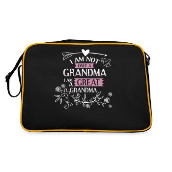 Arrière-grand-mère Grand-mère Arrière-grands-parents Grand-mère - Sac Retro - noir/or - Dos