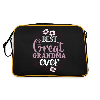 Arrière-grand-mère Grand-mère Arrière-grands-parents Grand-mère - Sac Retro - noir/or - Dos