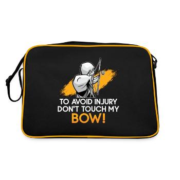 Archery To Avoid Injury Target Bow Shooting Archer - Retro Bag - black/gold - Back