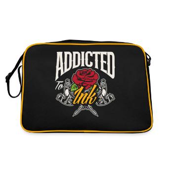 Tattoo Tattoos Tattoo Hobby Gift - Retro Bag - black/gold - Back