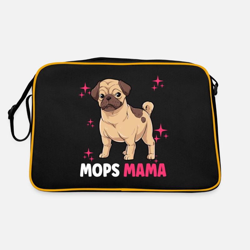 Mops Mama Retro Tasche