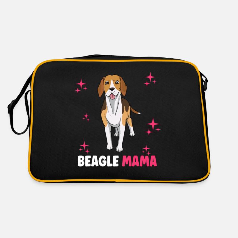 Beagle Mama Retro Tasche
