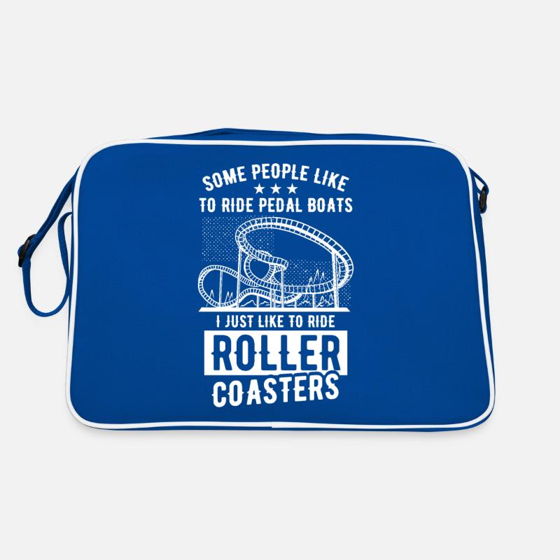 Roller coaster amusement park lovers Retro Bag