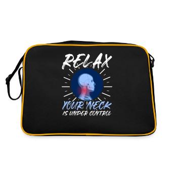Spine Calming Sensation Brain Body The - Retro Bag - black/gold - Back