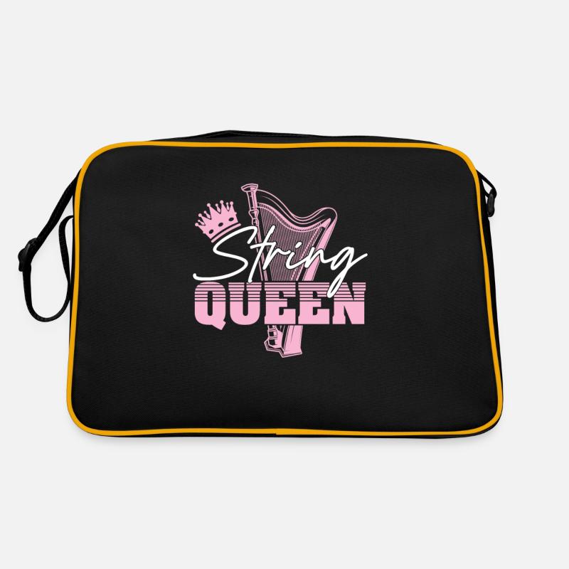 String Queen Harpist Drôle Sac Retro