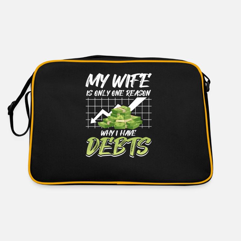 Dette Dette Financière des Américains Gel de vie Sac Retro
