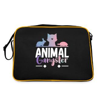 Vétérinaire Vétérinaire Bien-être animal - Sac Retro - noir/or - Dos