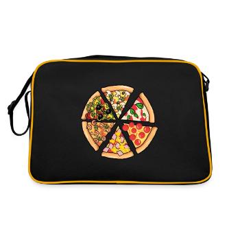 Pizza Maker Pizza Love - Retro Bag - black/gold - Back