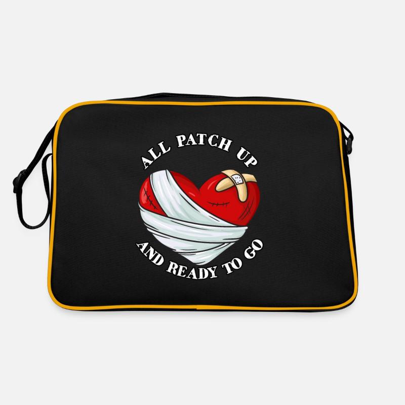 Herz Operation Geschenk Retro Tasche