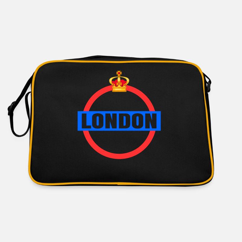 Londres - Sac Retro - noir/or