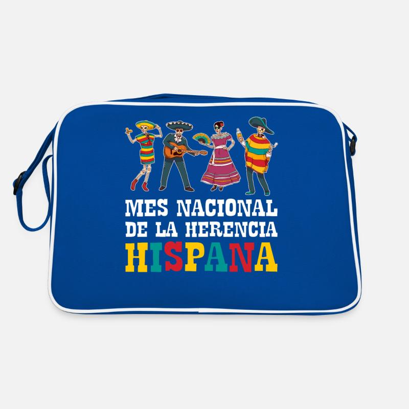 Hispana Monat des hispanischen Erbes Geschenk Retro Tasche