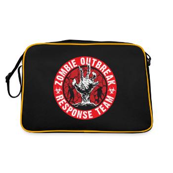 Zombie erupted Halloween Team - Retro Bag - black/gold - Back