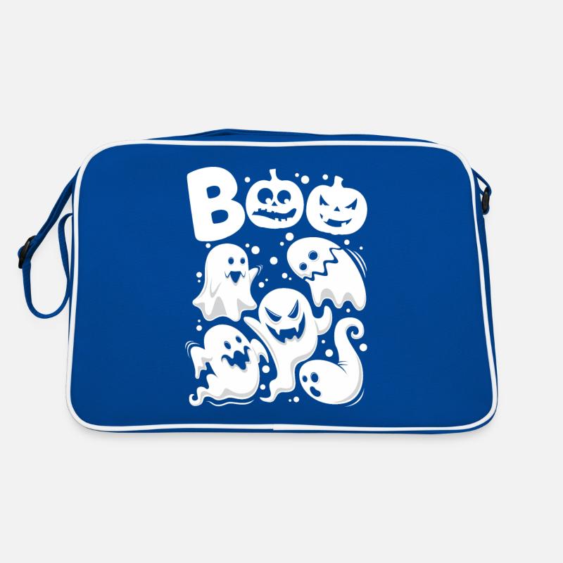 BOO Ghosts Scare Halloween Retro Bag