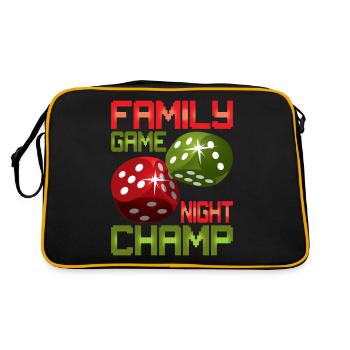 Family Game Night Champ 4 - Retro Bag - black/gold - Back