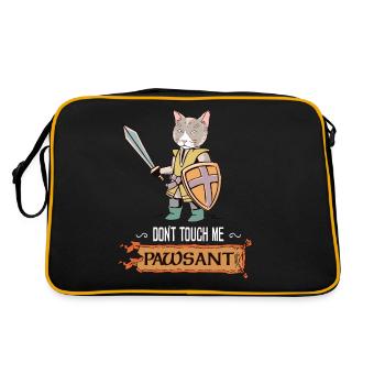 Festival de la Renaissance paysanne du chat ne me touche pas - Sac Retro - noir/or - Dos
