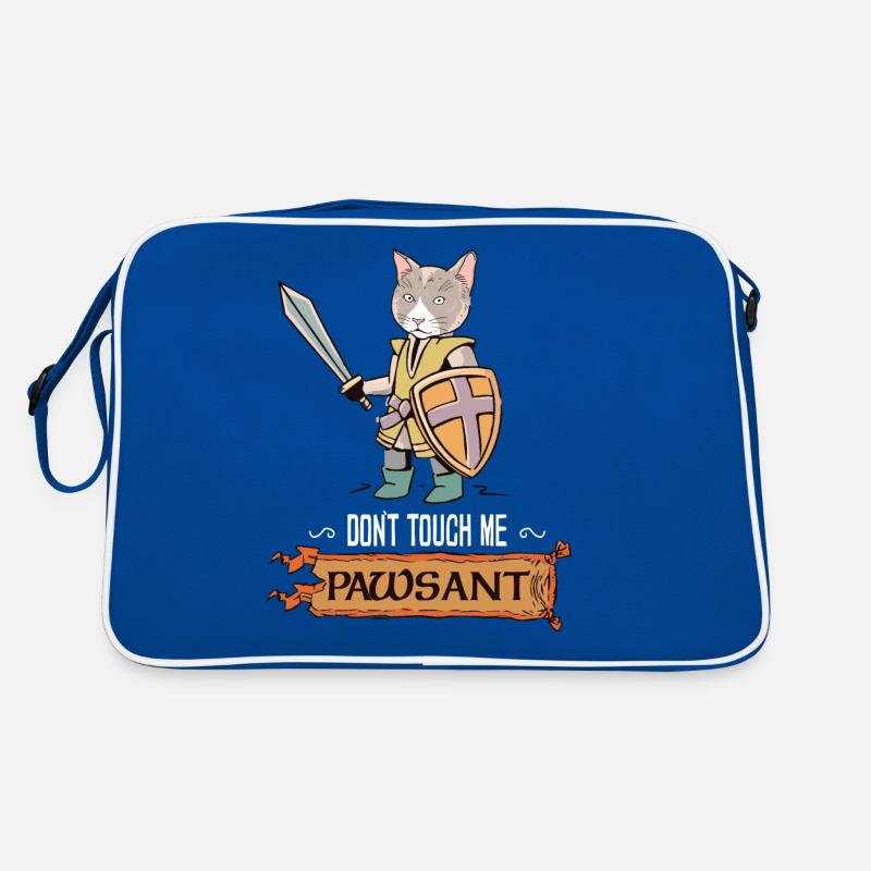 Cat Don't Touch Me Peasant Renaissance Festival Retro Tasche