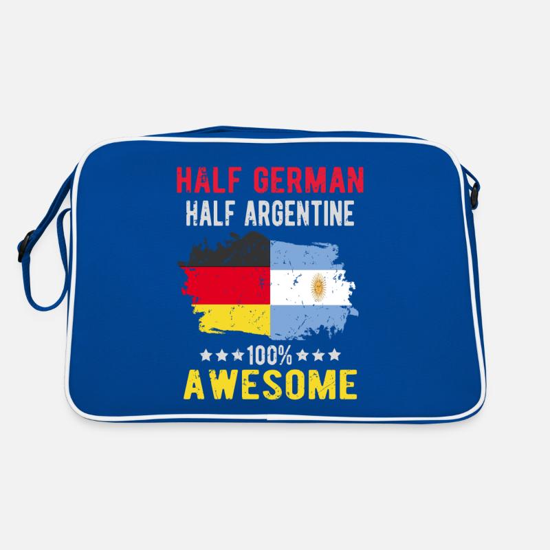 Moitié allemand moitié argentin Sac Retro