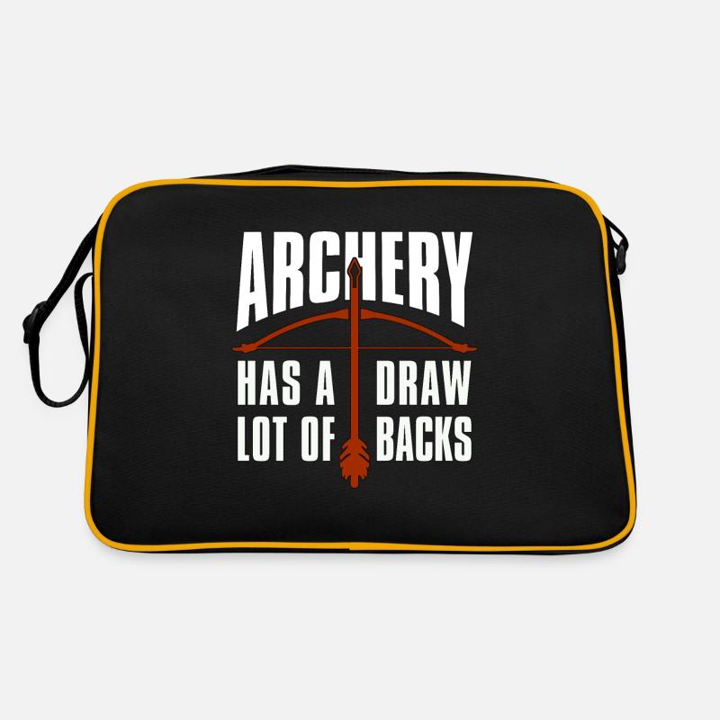 Archery Has A Lot Bow Target Arrow Shooting Archer Retro Tasche