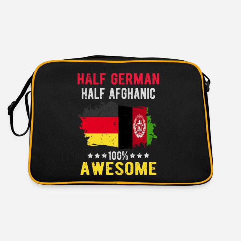 Half German Half Afghans Retro Bag