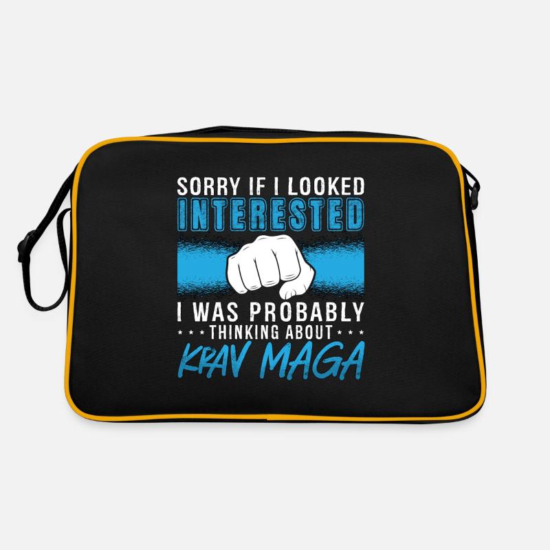 Krav Maga Désolé si j’avais l’air ceinture noire MMA Fighter Sac Retro