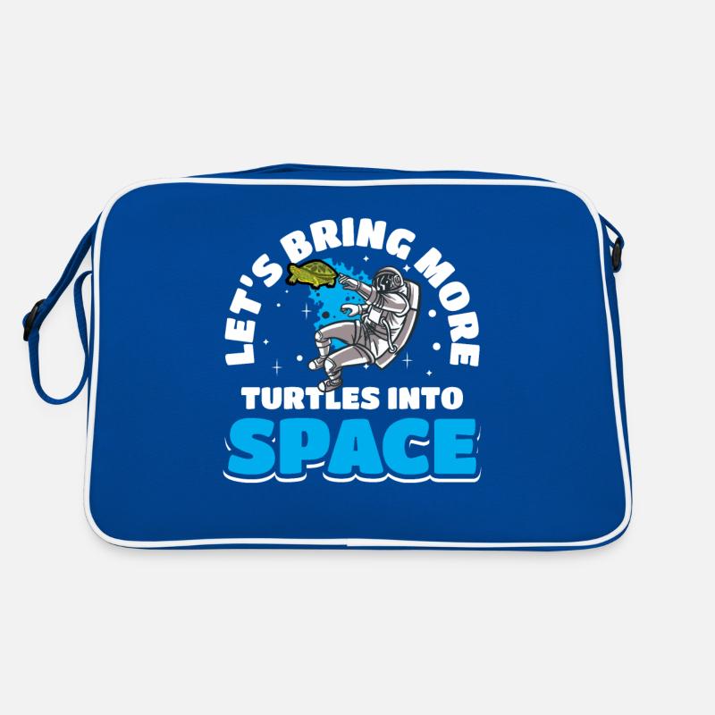 Rocket Ship Satellite Astronauts Retro Bag