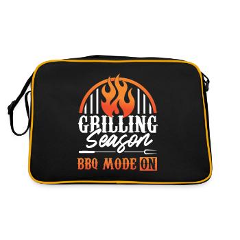 Barbeque Grilling BBQ Mode on Griller - Retro Bag - black/gold - Back