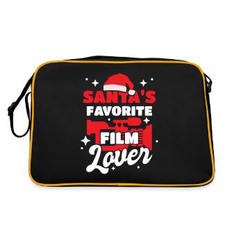 Lover Film lover Cinephile Cinematography - Sac Retro - noir/or - Dos