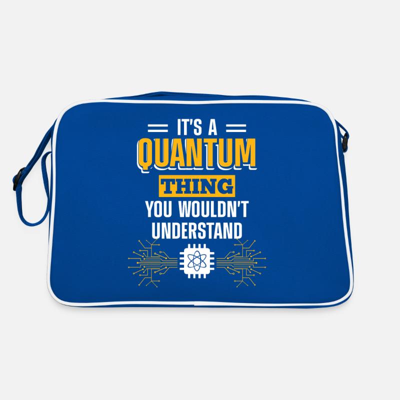 Quantencomputerphysik Retro Tasche