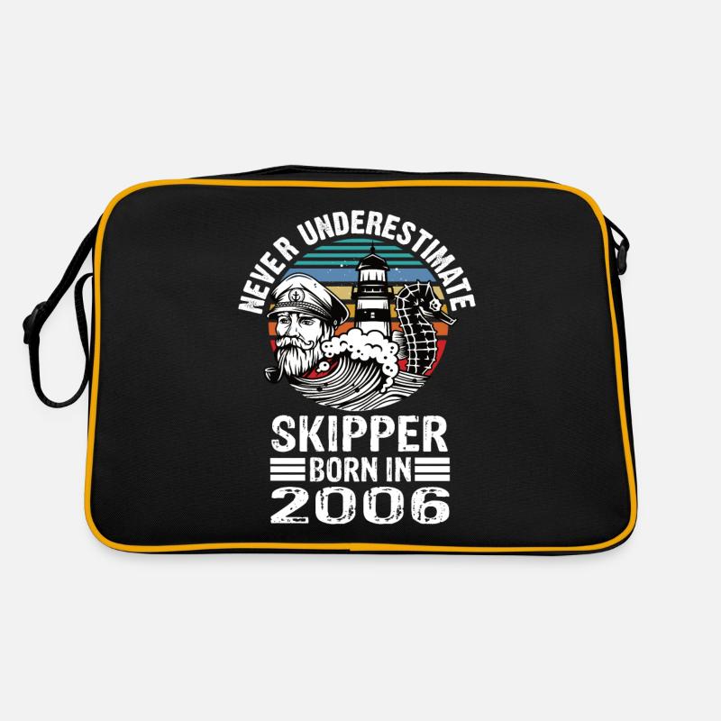 Never Underestimate Skipper né en 2006 Sac Retro