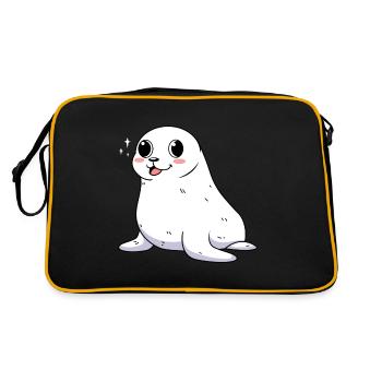 Seal Seal Baby comme cadeau pour les enfants - Sac Retro - noir/or - Dos