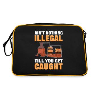 Rien d’illégal jusqu’à ce que vous vous fassiez prendre Moonshine - Sac Retro - noir/or - Dos