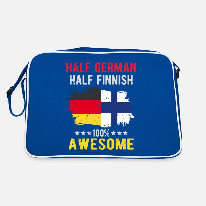 Halb Deutsch Halb Finne Retro Tasche