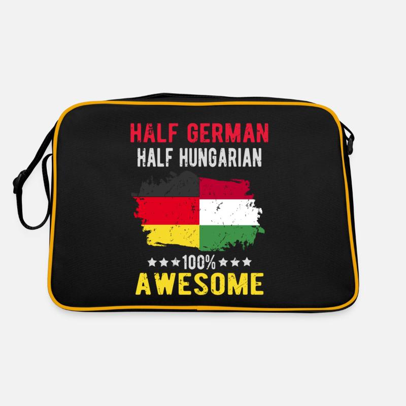 Moitié allemand moitié hongrois Sac Retro