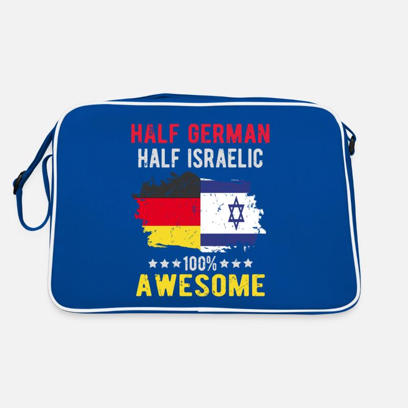 Moitié allemand Moitié Isreali Sac Retro