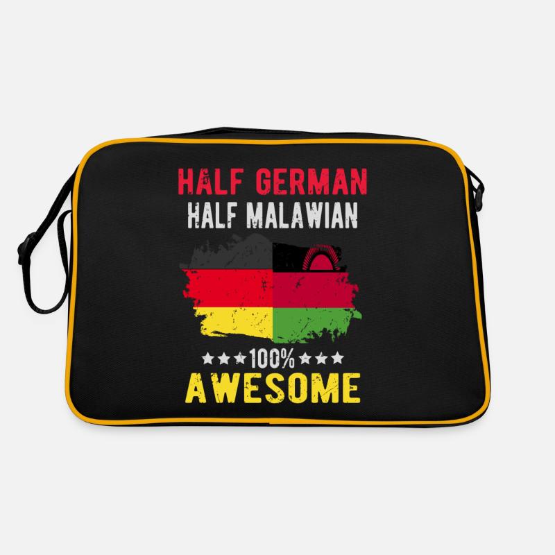 Halb Deutsch Halb Malawi Retro Tasche