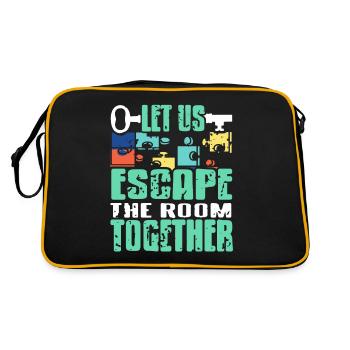 Quittons la pièce ensemble - Sac Retro - noir/or - Dos