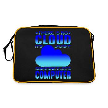 There Is No Cloud 9 - Retro Tasche - Schwarz/Gold - Hinten