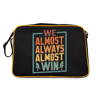 We Almost Always Almost Win 4 - Retro Bag - black/gold - Back