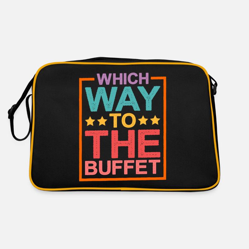 Quel chemin vers le buffet 15 Sac Retro