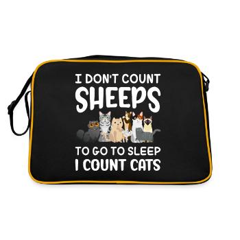 Propriétaire de chat Lifestyle Vintage Cataholic Animal - Sac Retro - noir/or - Dos