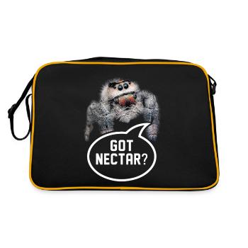 Collection d’animaux exotiques Style de vie Araignées sauteuses - Sac Retro - noir/or - Dos