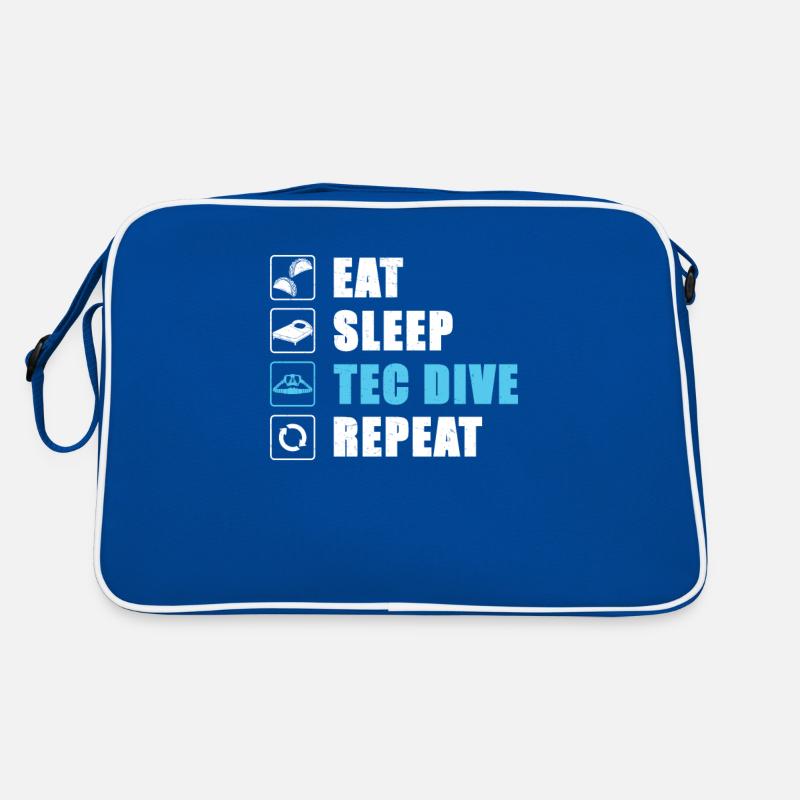 Eat Sleep Tec Dive Repeat Plongée technique Sac Retro