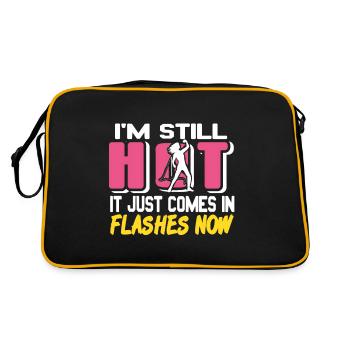 I'm still hot, it just comes in Flashes - Retro Bag - black/gold - Back