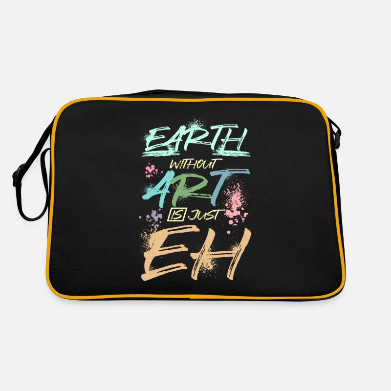 La terre sans art est juste hein Sac Retro