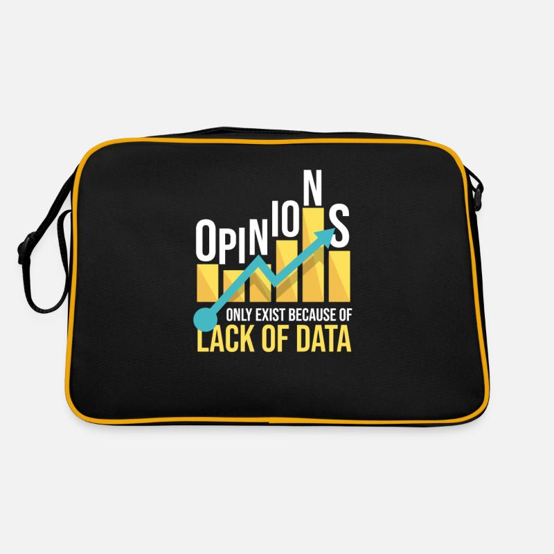 Datenwissenschaftler - Retro Tasche - Schwarz/Gold