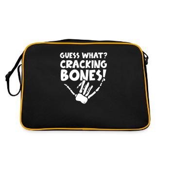Brain Cracking Bone Stress Therapist - Retro Bag - black/gold - Back