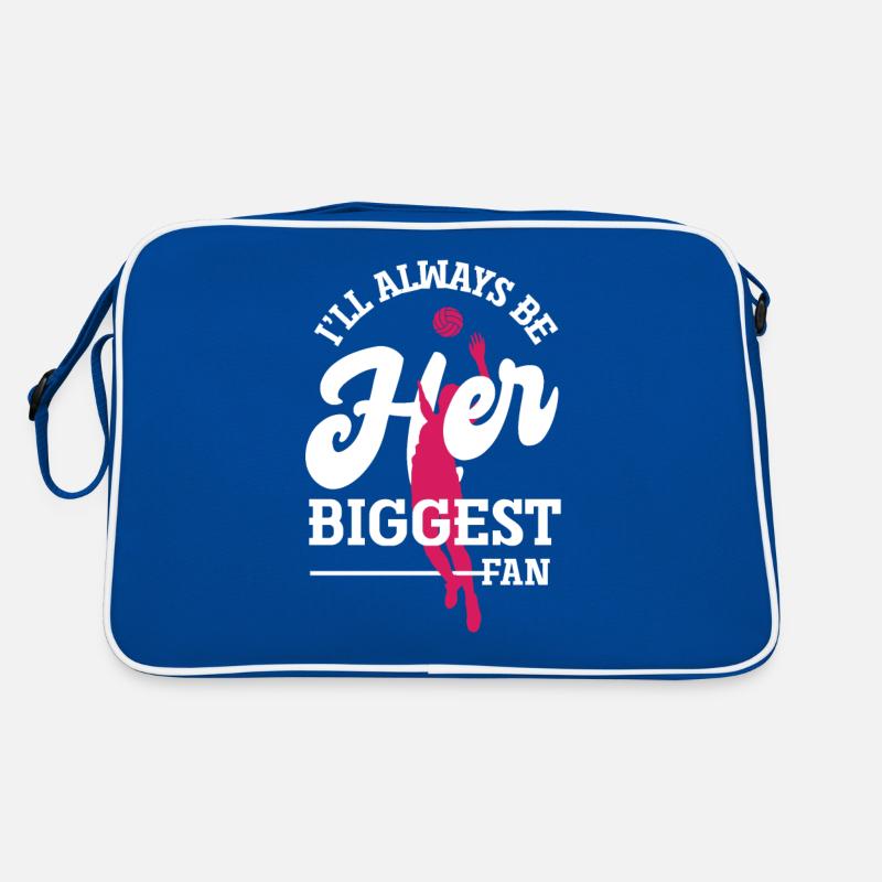 Lustiges Volleyball Mama Papa Geschenk Retro Tasche