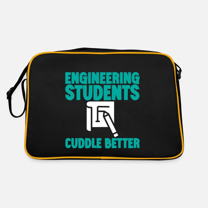 Engineering Students Cuddle Better 3 Retro Tasche