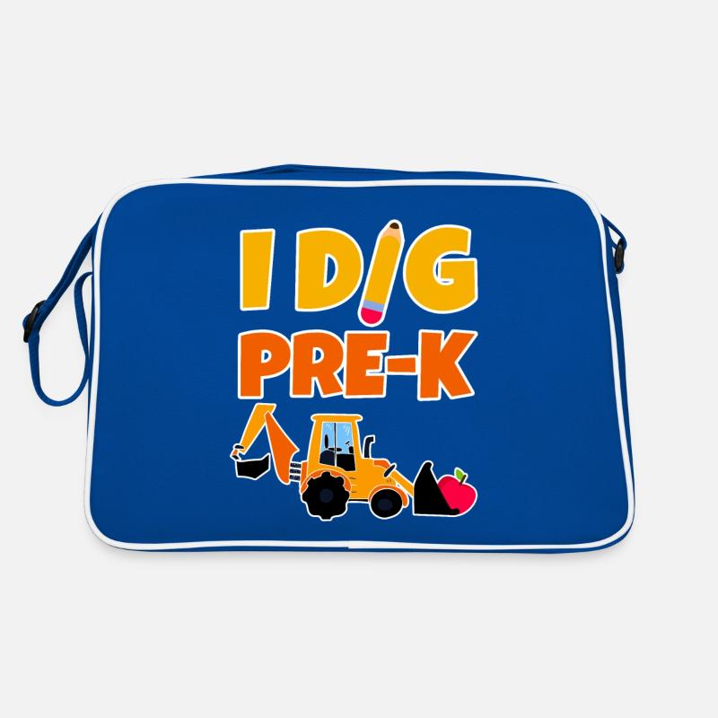 I Dig Pre-K 4 Retro Tasche